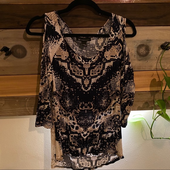 INC International Concepts(S) Bare Shoulder Blouse - Picture 5 of 11